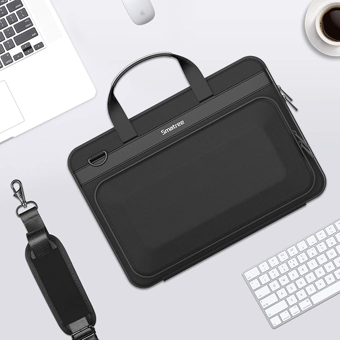 Smatree Heavy Duty Hard Case Compatible with 16.2 inch MacBook Pro 2024 M4/2023 M3 A2918/A2992/A2779, MacBook Pro 2021/2019 16 inch Shoulder Bag, for Acer Aspire 5/Predator Helios 300/Nitro 5