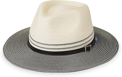 Wallaroo Women’s Kristy Fedora– UPF 50+ UV Protection | Wide Brim, Packable & Adjustable |Petite or Medium