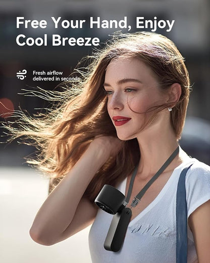 2 Pack Handheld Portable Turbo Fan with Ice Cooler, Speed (1-199) 5500mAh*2 Rechargeable Personal Fan,[20H Cooling Time] Mini Yet Powerful, Small Pocket Fans for Travel/Outdoor/Office, Black Hot Pink