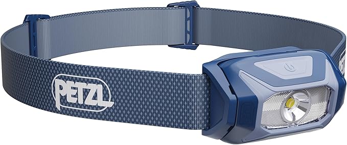 PETZL TIKKINA Headlamp - Compact, Easy-to-Use 300 Lumen Headlamp, Designed for Hiking, Climbing, Running, and Camping