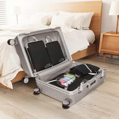 Cambond Compression Packing Cubes for Travel Women - Expandable Travel Bags Luggage Organizers Travel Essentials Compression Cubes for Travel Carry on Suitcases Organizer