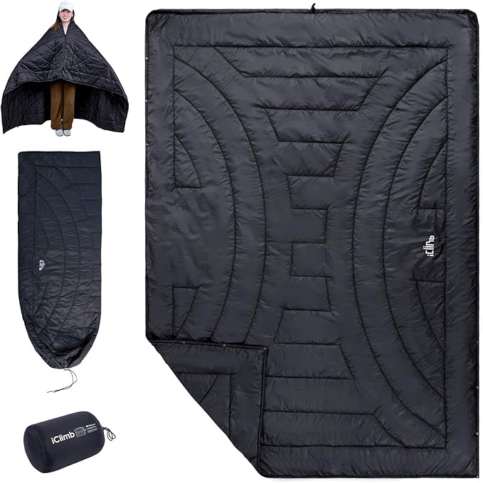 iClimb 3M Thinsulate Insulation Warm Camping Blanket Ultralight Compact