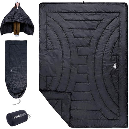 iClimb 3M Thinsulate Insulation Warm Camping Blanket Ultralight Compact