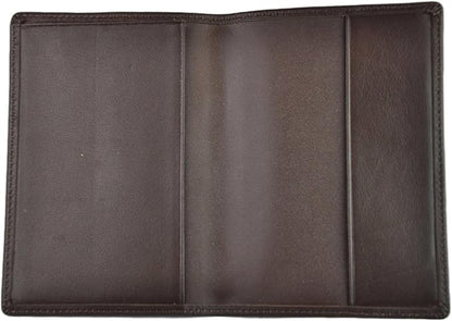 Royce Leather Rfid Blocking Passport Travel Document Organizer In Genuine Leather Packing Organizer, Brown 1