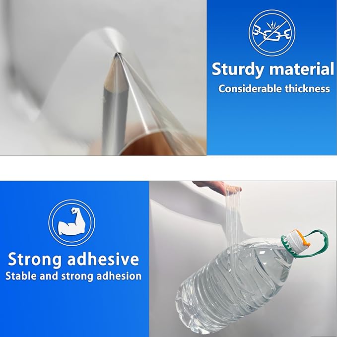 Transparent Window Weather Sealing Tape for Winter,2 Inch x 55 Yards Clear Insulation Seal Tape for Windows and Doors Waterproof Weatherproofing
