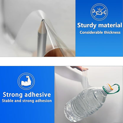Transparent Window Weather Sealing Tape for Winter,2 Inch x 55 Yards Clear Insulation Seal Tape for Windows and Doors Waterproof Weatherproofing