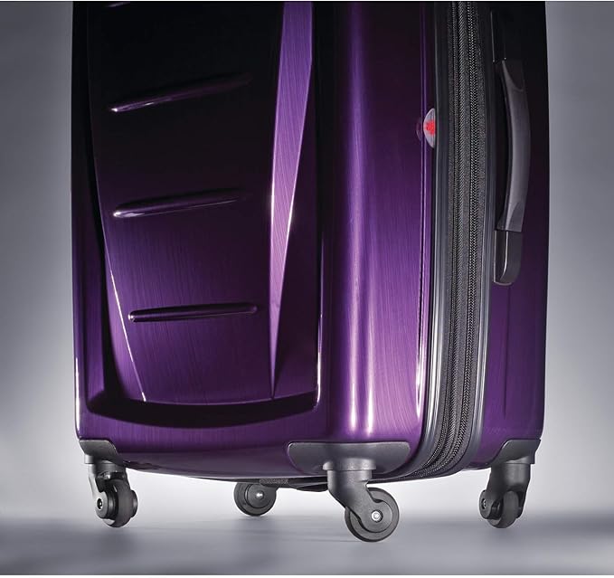 Samsonite Winfield 2 Hardside Expandable Luggage with Spinner Wheels, Purple, Carry-On 20-Inch