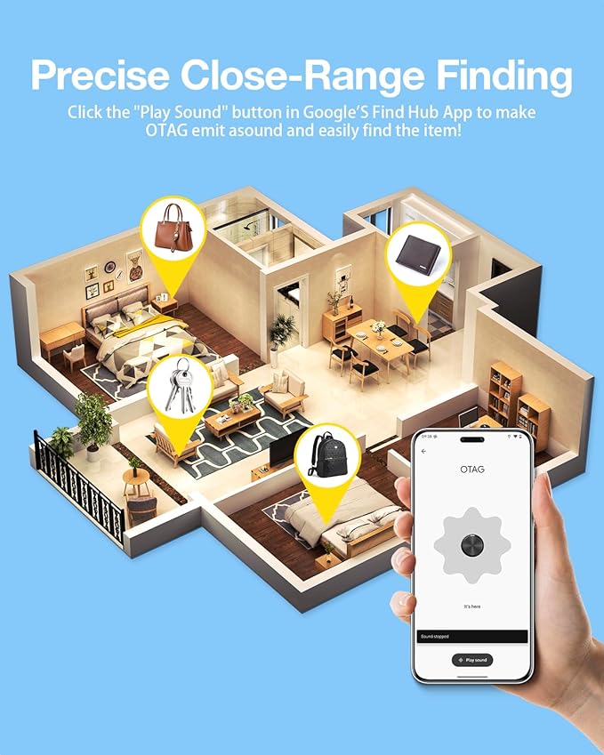 Air Tags for Android,Air Tags-2 Pack Android,Air Tracker Tags with 2 Case,2 Year Battery Life,Google Find Trackers for Google'S Find Hub App,IP65 Waterproof Luggage Tracker Tags for Keys,Suitcases