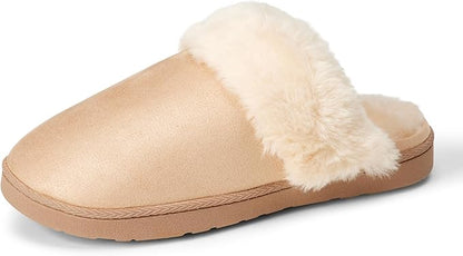 Amazon Essentials womens Faux Fur Cozy Slippers
