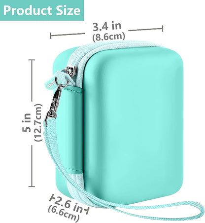 Leayjeen Waterproof Digital Camera Case Compatible with YISENCE/HICSHON/Trsunow/EUXOR/Yiffecal/ZNIARAKL10FT 30MP FHD 1080P Waterproof Camera,Fill Light Underwater Camera for Snorkeling- Green(Case)