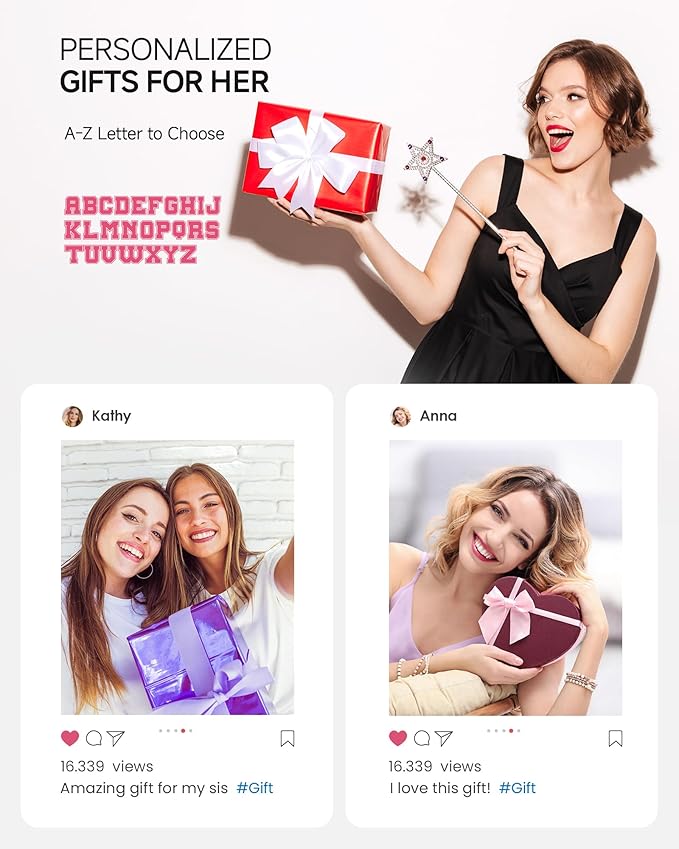 Birthday Gifts for Teen Girls Women, Initial Duffle Bag for Travel, Unique Weekender Bag with Toiletry Bag, Gym Bag with Wet Separation, Gift Idea for Christmas, Anniversary, Girls Weekend