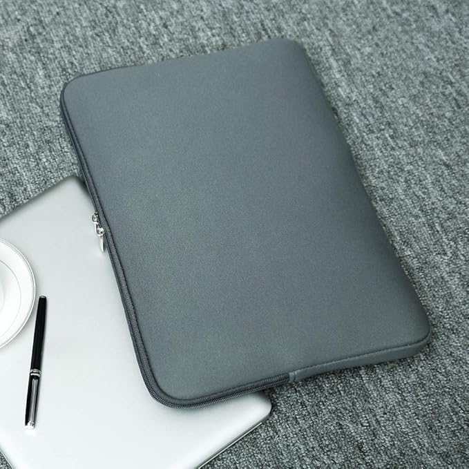 RAINYEAR 16 Inch Laptop Sleeve Protective Soft Case Padded Zipper Cover Bag Specially Compatible with 16" MacBook Pro M1 M2 M3 M4 Pro/Max A2141 A2485 A2780 A2991 A3403 A3186 (Gray)