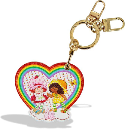 Sonix Keychain Case Compatible with Apple AirTag | Protective AirTag Cover Keychain Charm | Strawberry Shortcake Berry Besties Rainbow