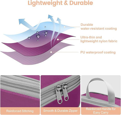 Cambond Compression Packing Cubes for Travel Women - Expandable Travel Bags Luggage Organizers Travel Essentials Compression Cubes for Travel Carry on Suitcases Organizer