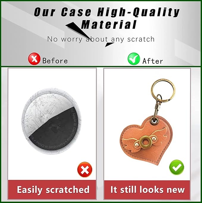Initial Letter Leather Alphabet Keychain Holder Case Compatible with AirTag,Cute Protective Air Tag Cover with Bronze Keyring,Anti-Scratch Finder GPS Tracker Case for Pets Keys Wallet Luggage(O)