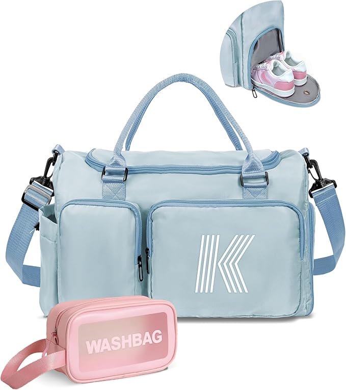 Duffle Travel Bag, Sports Gym Bag, Personalized Weekender Bag,Monogram Overnight Bag, Birthday Gifts Daughter Gifts