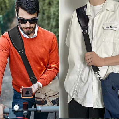 ZINMARK Shoulder Strap 79" with Fixed Pad and Dual Balance Buckles and Swivel Metal Hooks for Travel Bag and Most Bags