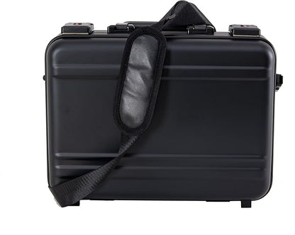 Metal Briefcase with Removable Shoulder Strap 14 Inch Laptop Brief Case Business Case Lawyer Briefcases
