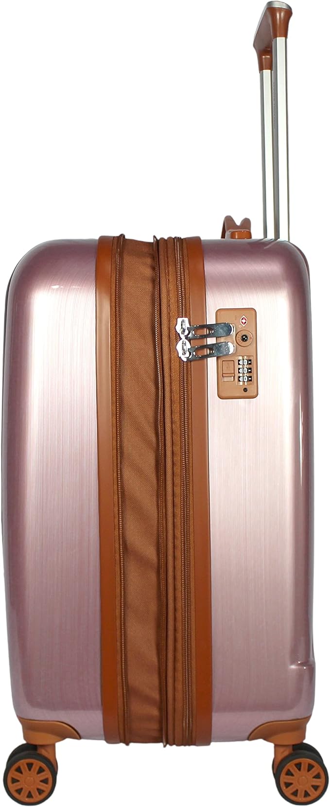 Classique Lightweight Spinner 2-piece Carry-On Luggage Set - Rose Gold