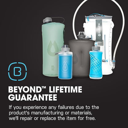 HydraPak PocketFlask 500ml - Compressible, Low Profile Soft Flask Water Bottle, Ideal Fit for Run Belts and Form Fitting Pockets with Locking Cap (500ml / 17oz)