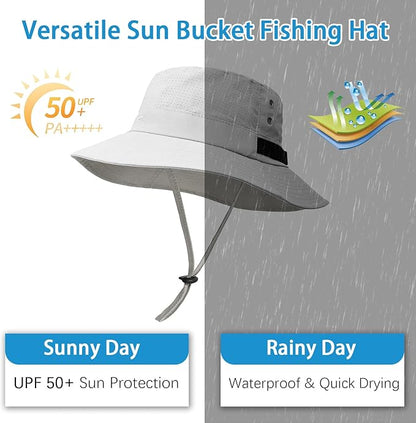 Sun Bucket Hat for Men Women Fishing Beach Safari Hats for Golf Hiking Hunting Outdoor UPF 50+