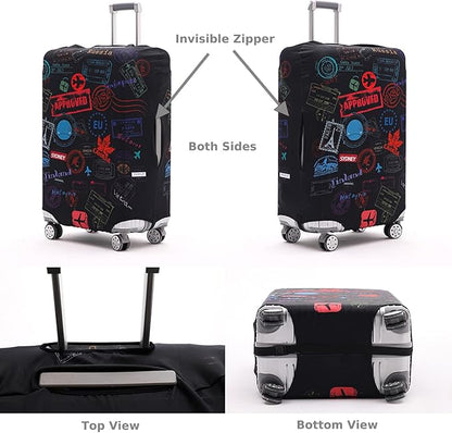 TRAVELKIN more than travel Luggage Cover Suitcase Cover Suitcase Protector Fit 29-32 Inch Luggage