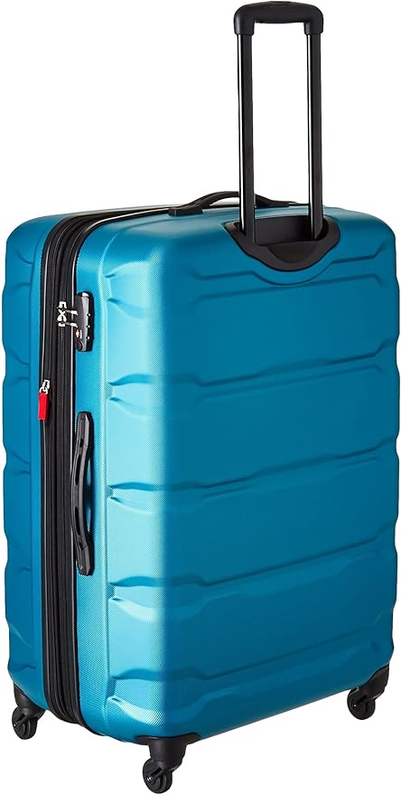 Samsonite Omni PC Hardside Expandable Luggage with Spinner Wheels, Caribbean Blue, 3-Piece Set (20/24/28)