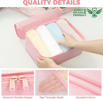 BAGAIL 9 Set Packing Cubes Luggage Packing Organizers for Travel Accessories