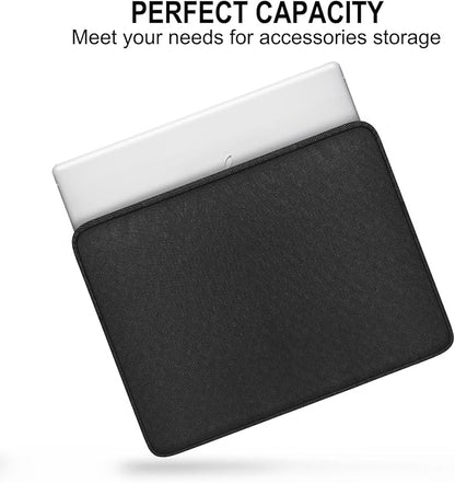 Laptop Sleeve 17 Inch, Shockproof Protective Traveling Computer Bag, Water Resistant Portable Laptop Case Compatible for Lenovo, HP, Dell, Asus, MacBook, Notebook, Black