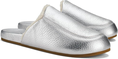 OLUKAI Konea Women’s Shearling Leather Slipper, Comfortable & Soft Mule, Versatile House Shoe for Lounge Wear & Everyday