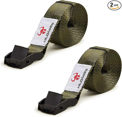 1" x 6.6' Trail Cam Strap,Game Camera Straps,Trail Camera mounting Straps,1800 lbs,Heavy-Duty,Tree Belts,Durable Nylon Fiber,Long-Lasting Alloy Buckle,Pack of 2