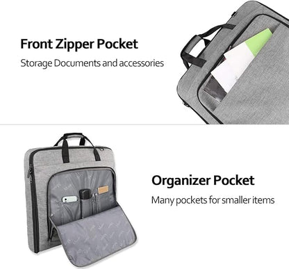 MATEIN Carry On Garment Bags for Travel, Water Resistant Hanging Suit Bag for Men Women, Foldable Garment Luggage with Wrinkle Free Suitcase Cover for Suit Gown Overshirt Sweater, Grey