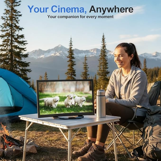3D Curved Screen Phone Magnifier Projector Screen, 2025 New Lightweight and Foldable Mobile Phones Amplifier for All Smartphones, Portable HD Magnifier for Watching Movies Videos Game (Black 16 Inch)