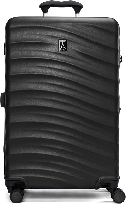 Travelpro Maxlite Air V2 Hardside Expandable Checked Luggage, 8 Spinner Wheels, Lightweight Hard Shell Suitcase, TSA lock, Black, Checked Medium 25-Inch