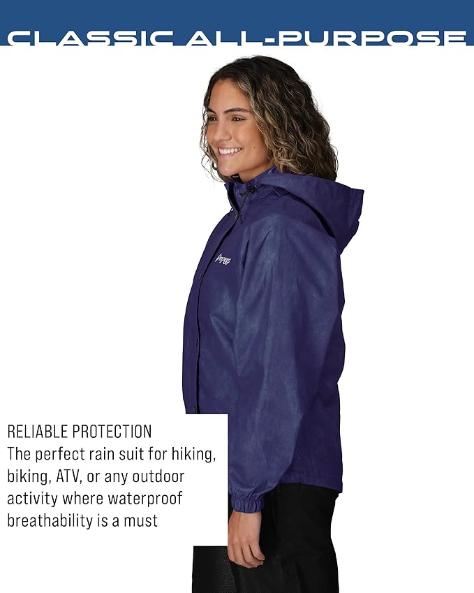 FROGG TOGGS Women's Classic All-Purpose Waterproof Breathable Rain Suit