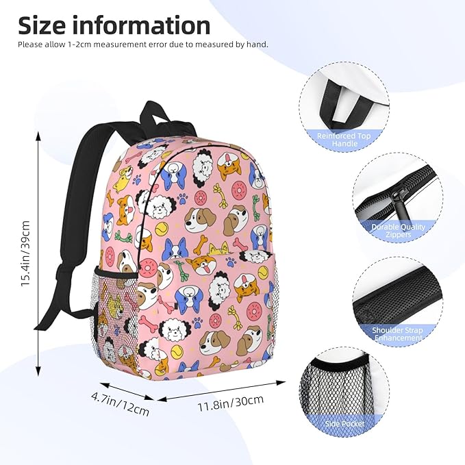 Kids Backpack for School Elementary Lightweight Cute Students Bookbag for Teens Boys Girls School Bag
