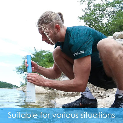 Waterdrop 16 oz Collapsible Water Pouch, Pack of 3, Hiking, Camping, Travel, BPA-Free, Reusable, Foldable