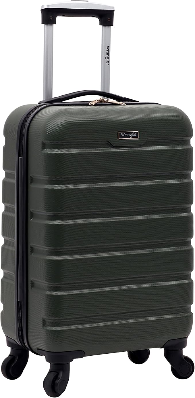 Wrangler 20" Spinner Carry-On Luggage, Deep Depth