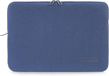 TUCANO Melange Neoprene Sleeve Comp. with MacBook Pro 16” / Laptop up to 15.6”, 4mm Thick, Anti-Slip, Anti-Scratch Blue