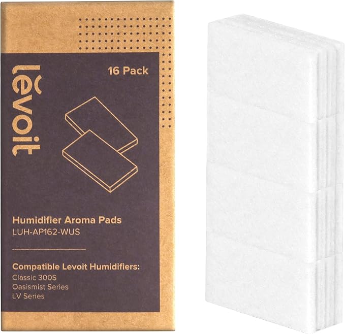 LEVOIT OasisMist Smart Cool and Warm Mist Humidifiers & Aroma Pads 16 Pack, Humidifier Replacement Filters & Humidifier Replacement Filters 10-Pack