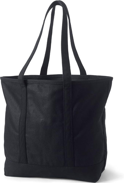 Lands' End Open Top Canvas Tote Bag