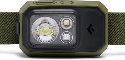 BLACK DIAMOND Storm 450 Headlamp | 450 Lumens Brightness | Waterproof & Dimmable | 3X AAA Battery Operated (Included | Camping, Hiking, Running | Ops Dark Olive