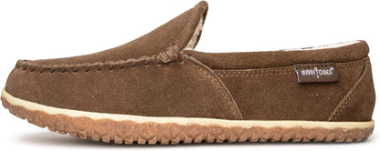 Minnetonka Men's Tilden Moccasin Suede Indoor and Outdoor Slippers