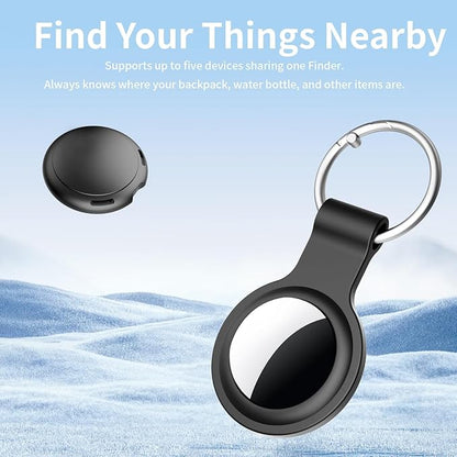Tracker Tags 4 Pack [Apple MFi Certified] Pair with Apple Find My(iOS Only) Air Smart Bluetoot Tracking Tags Key Item Finder Locator Waterproof Worldwide Tracker for Pets Wallet Backpack Dogs Luggage