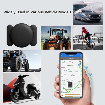 GPS Tracker for Vehicles,Magnetic Waterproof Car Tracker,No Monthly fees, Mini Portable GPS Tracker for Cars, Trucks, Motorcycle, Anti-Theft（Android Only）