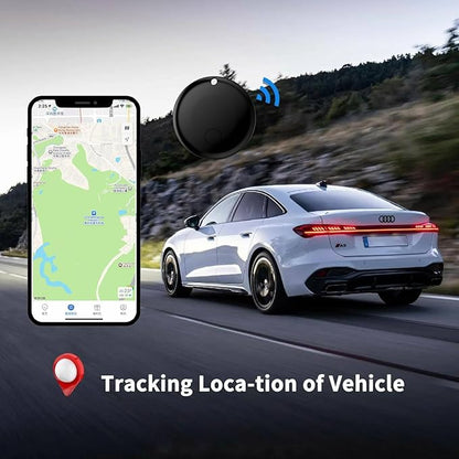 Mini Magnetic GPS Tracker for Vehicles IP65 Waterproof Real-Time Hidden Tracking Device Compatible with Android Only, Anti-Theft Car Tracker for Truck, Motorcycle, Assets（Android Only）