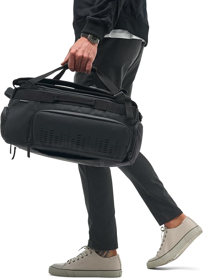 NOMATIC 30L Travel Bag- Convertible Duffel/Backpack, Carry-on Size for Airplane Travel, Everyday Use Laptop Bag,TSA Compliant