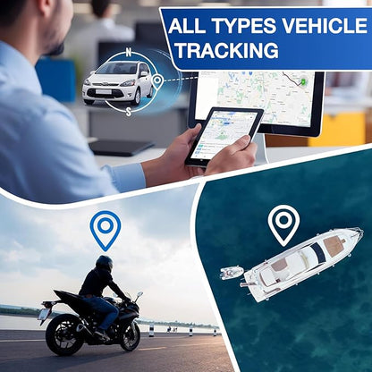 REWIRE SECURITY 104N 4G Magnetic GPS Tracker for Vehicle | Easy Mount | Fits with Car, Truck, Van & Motorbike | Portable Live Tracking | Up to 21-Day Battery Life | Low Cost Subscription Plans