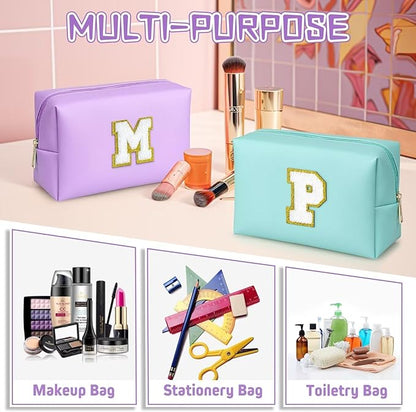 TOPEAST Gifts for Mom - Personalized Makeup Bag, Purple, Cosmetic Case