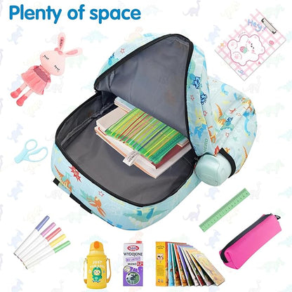 Kids Backpack for Girls Boys - Toddler Preschool Backpack School Bag Cute Kindergarten Backpack, Light Blue